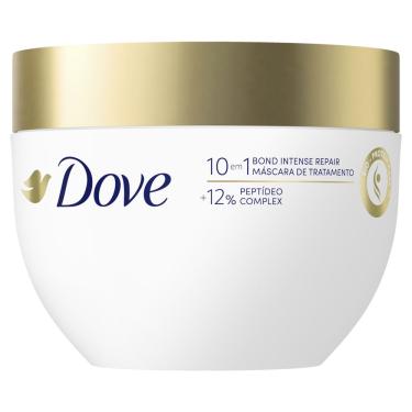 Imagem de MÁSCARA DE TRATAMENTO 10 EM 1 12% PEPTÍDEO COMPLEX DOVE BOND INTENSE REPAIR CAIXA 250G