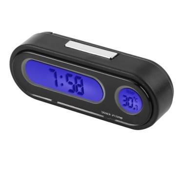 Imagem de Relógios Digitais Automotivos para Voltímetro Termômetro Digital Dash, Relógios Termômetro Automotivo