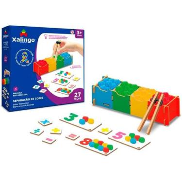 Imagem de Jogo Separação de Cores e Aprendendo a Contar Xalingo