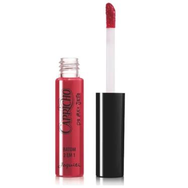 Imagem de Batom 2 em 1 - Multifuncional Capricho Vermelho Cherry 4,7ml