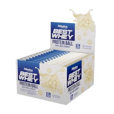 Imagem de Athletica Nutrition Protein Ball Best Whey - 12 Unidades Chocolate Branco - Atlhetica Nutrition