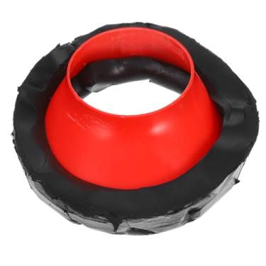 Imagem de Unomor Kit de vedação universal de anel de cera de vaso sanitário à prova de vazamento com flange de borracha para reparo de vaso sanitário serve para 0 deslocamento e substituição confiável da junta