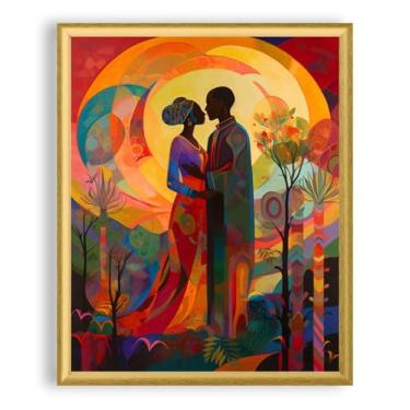 Imagem de Art Shoppe Arte de parede com impressão emoldurada, decoração de parede vintage para sala de estar, quarto, escritório, imagem de alta resolução em papel de arte premium, moldura de 0,9 cm com frente