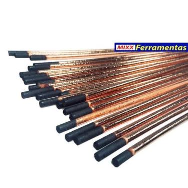 Imagem de Eletrodo de carvão grafitado cobreado 3/16 4.7mm * 524 - Vonder