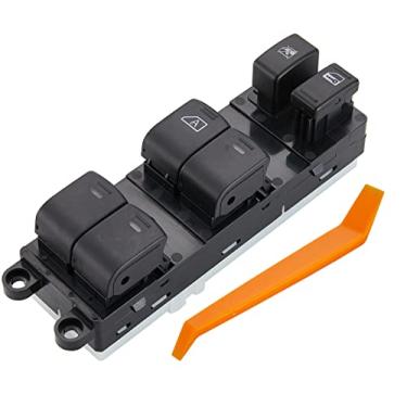 Imagem de ZAPOTST Interruptor elétrico de janela compatível com Nissan Frontier Xterra 2005-2012. Interruptor elétrico mestre de contro 25401-EA003, 901-875, 25401EA003.