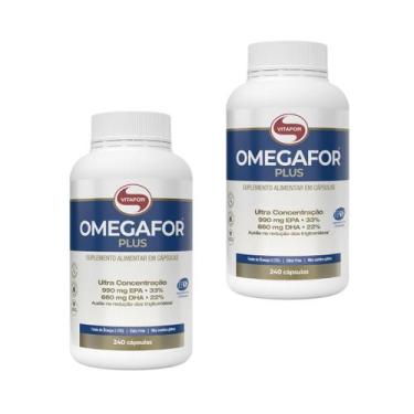 Imagem de Kit 2 omegafor plus - 240 cápsulas - vitafor