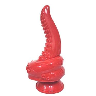 Imagem de Dildo Tentáculos 22x4 cm Octopus Plus 10 Vibrações Vermelho - Lovetoys