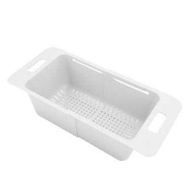 Imagem de Cestas de Freezer Profundas Ajustáveis, Divisor de Organizador de Armazenamento No Congelador No Peito Com Alça para Cozinha (Branco)