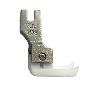 Imagem de Pé Calcador de Teflon Pesponto Compensado Para Maquina Reta Industrial Lado Esquerdo 1mm TCL-1/32E