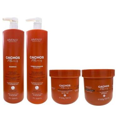 Imagem de Kit Arvensis Professional Cachos Naturais - Shampoo 1L + Condicionador