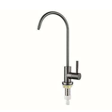Imagem de Torneira De Cozinha,torneira De água Potável Gooseneck Torneira De Alavanca única,torneira De Filtro Para Pia De Cozinha, Grey