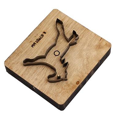 Imagem de Liga de Aço de Aço Couro Corte Corte Matriz Limpa Borda Limpa para Carteiras/cintos Artesanato Diy Com Ferramenta Estampagem/martelo Couro Adequado para Tecidos Várias Camadas