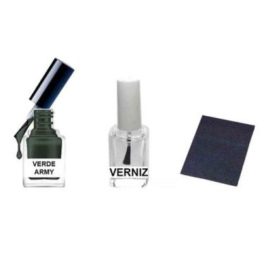 Imagem de Tinta Retoque Tira Risco Carro Nissan - Verde Army - Jhow Adesivos