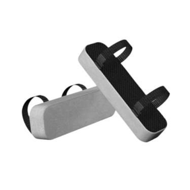 Imagem de Esquirla Almofadas de braço, apoio de braço, cotovelos e antebraços, alívio de pressão, almofada de cotovelo ajustável e confortável para mesa, cadeira de, Cinza