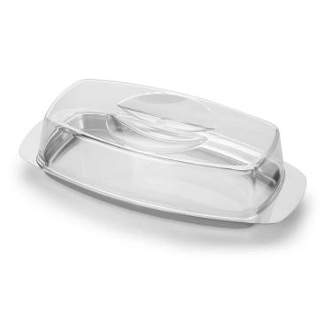 Imagem de Manteigueira Neo Retangular Com Tampa Porta Manteiga Inox PS