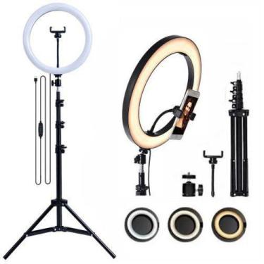 Imagem de Ring Light Iluminador Ringlight Hing Light Led Profissional 18 polegad