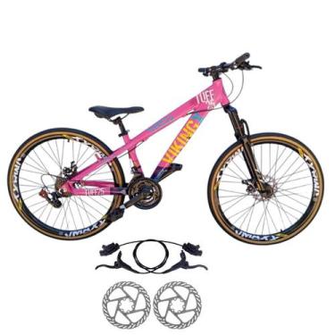 Imagem de Bicicleta Vikingx Tuff 25 Aluminio 24v Freio Hidraulico Suspensão Dian