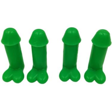 Imagem de 4 peças de tampas de haste de válvula de pneu verde de 4,6 cm, tampas de ar de pneu universais para carros, caminhões, motocicletas, SUV