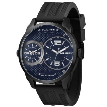 Imagem de Relógio Lince Masculino Analógico Dual Time Azul Mrph163l D2px