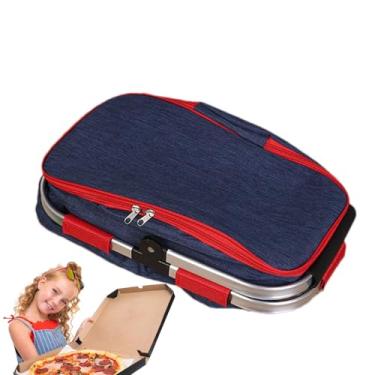 Imagem de Cesta de piquenique mais fria, bolsa térmica isolada|Cesta portátil de piquenique de praia 30L - Bolsa de piquenique dobrável em tecido oxford, equipamento de acampamento para acampamento, mercearia