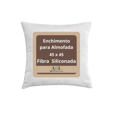 Imagem de Enchimento Para Almofada Fibra Siliconada 45x45 UNIDADE - ABL Almofada