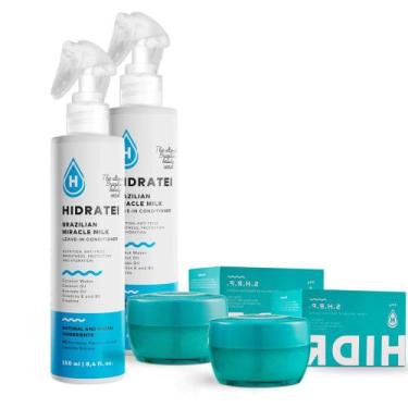 Imagem de 2x Leave-in Multifuncional 250ml Hidratei + 2x SHRP Creme Proteína Veg