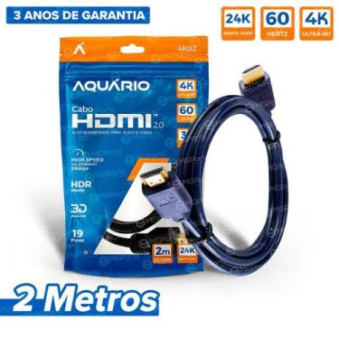 Imagem de Cabo HDMI 2.0 Profissional Ultra 4K de 1 a 10 Metros Blindado Gold Gar