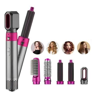 Imagem de Escova Alisadora Secadora 5 Em 1 Anti-Frizz E Modelagem - Baihuo