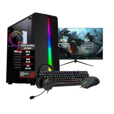 Imagem de Pc Gamer Completo I5 6 Gtx 1660 Ssd 480Gb 16Gb - Tech Fusion