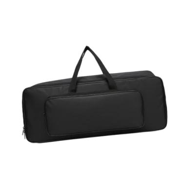 Imagem de Colaxi Bolsa para teclado elétrico, estojo para teclado de piano, acessório de transporte com alça, bolsa de mão, mochila para apresentações em estúdio de, L