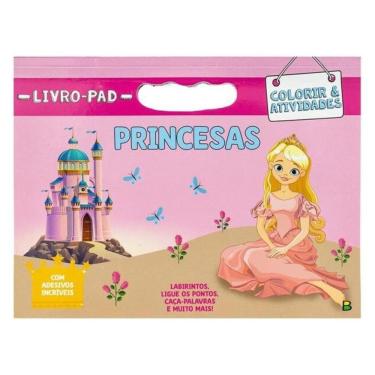 Imagem de Livro-Pad Colorir & Atividades: Princesas