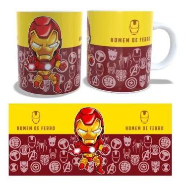 Imagem de Caneca De Café Adulto Infantil Vingadores Homem de ferro - Loja Dinka,