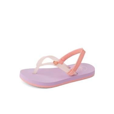 Imagem de REEF Sandália pequena charmosa para meninas, Lavanda/coral, 19
