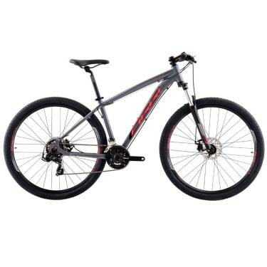 Imagem de Bicicleta Aro 29 Oggi Hacker Sport 21v - Grafite-vermelho-preto Tamanho 19