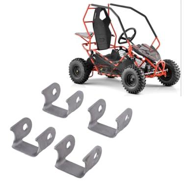 Imagem de Cffuvros Solda de 4Pcs Em Suporte de Sugestões de Choque, Solda de Braço de Choque de Liga de Liga de Aço de 4 mm No Kit de Suporte para Diy, Vá Kart, Quadriciclo, ATV, 4 Wheeler