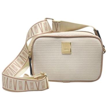 Imagem de Bolsa Feminina Alça Média Vizzano, Branco off, Branco off, Bege, UN