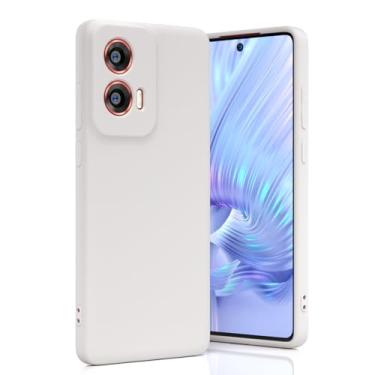 Imagem de Boaixiaen Capa para celular Moto G Stylus 5G 2024, de silicone líquido, fina, macia, TPU, proteção total à prova de choque, para G Stylus 5G 2024 (pedra)