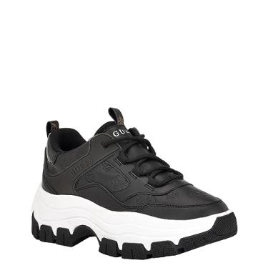 Imagem de GUESS Tênis Bisun feminino, Preto 001, 9.5