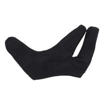 Imagem de Generic Luvas de Barbeiro de 3 Dedos, Confortável Boa Elasticidade Resistente a Luvas para Salão de Cabeleireiro (Mão esquerda)