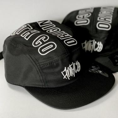 Imagem de Boné Five 5 Panel Original Anth Co Grafite Streetwear Ajustável Modelo