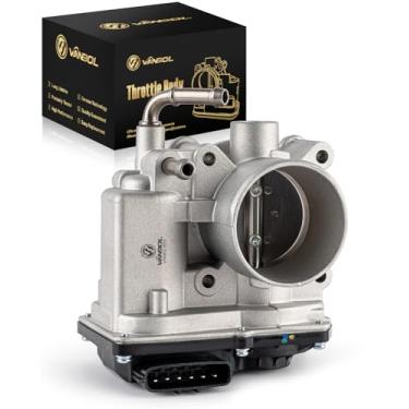 Imagem de VANBOL Conjunto de corpo do acelerador eletrônico compatível com Nissan Versa 2012 2013 2014 2015 2016 2017 2018 2019, Versa Note 2014-2019, Micra L4 1.6L, Substituir 67-0021, 16119-3AN0A, 1.6L