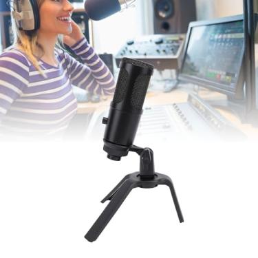Imagem de Diyeeni Microfone para Jogos, Mic PC USB Vídeos de Podcasts, Microfone Condensador Com Mudo Rápido, Suporte de tripé, Controle de Ganho Ajustável, para Gravação Ao Gravação