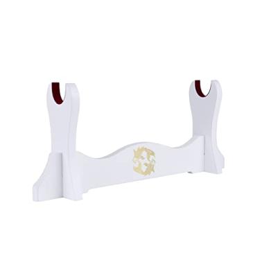 Imagem de GUIIYLGG Suporte Para Espadas Japonês Acolchoado Em Veludo Katana, Exibição De Samurai, Todos Os Yin E Yang, 1 Nível