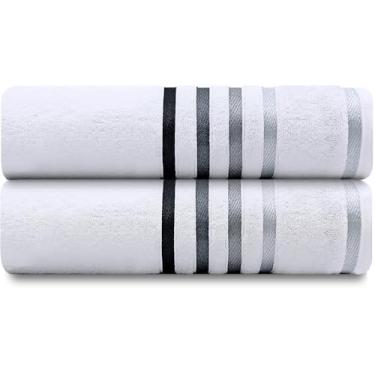 Imagem de Jogo de Toalhas Banhão Gigante 2 Peças Fios Penteados Lumina Karsten