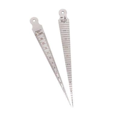 Imagem de Régua de aço inoxidável da abertura do calibre do feeler da 