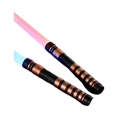 Imagem de Sabre de Luz RGB 75cm 2 em 1 - 7 Cores, Brinquedo Infantil com Efeito 