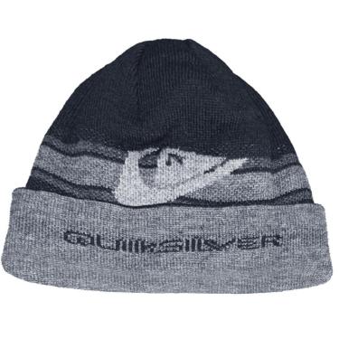 Imagem de Gorro Quiksilver Dupla Face Double Gem Nation Preto e Cinza Mescla-Unissex