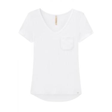 Imagem de Blusa Feminina Manga Curta Básica Mullet Viscose - Lunender-Feminino