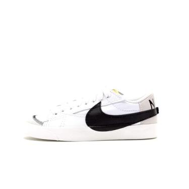 Imagem de Nike Blazer Low '77 Jumbo Shoes masculino, Branco/Preto-Branco-Vela - Volt-Team Laranja, 41 EU
