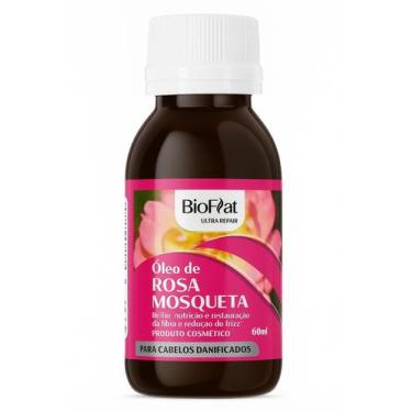 Imagem de Óleo Rosa Mosqueta 100% Puro 60Ml Cabelos Danificados - Bioflat